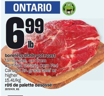 Valu-mart Rôti de palette désossé offer
