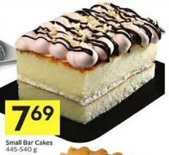 Foodland Small Bar Cakes offer