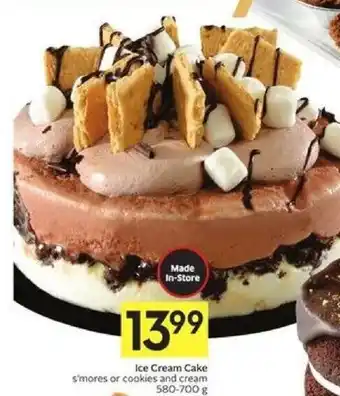 Foodland Ice Cream Cake offer