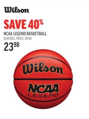 Sport Chek Wilson ncaa legend basketball offer