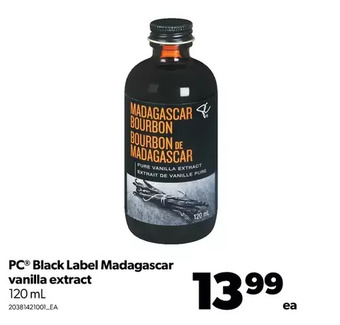 Real Canadian Superstore Pc black label madagascar vanilla extract offer