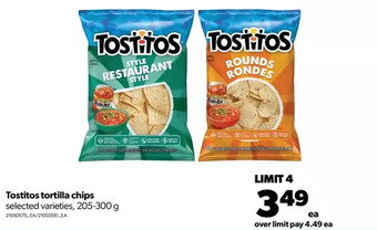 Real Canadian Superstore Tostitos tortilla chips offer