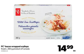 Real Canadian Superstore Pc bacon wrapped scallops offer