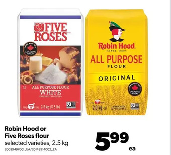 Real Canadian Superstore Robin hood or five roses flour offer