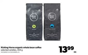 Real Canadian Superstore Kicking horse organic whole bean coffee offer