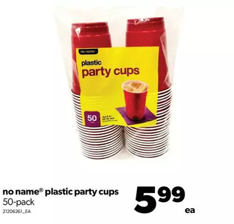 Real Canadian Superstore No name plastic party cups offer