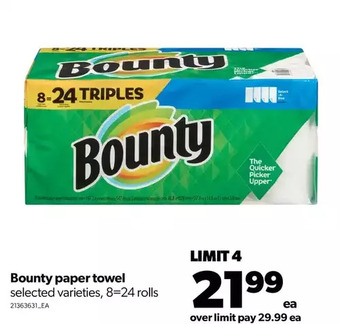 Real Canadian Superstore Bounty paper towel offer