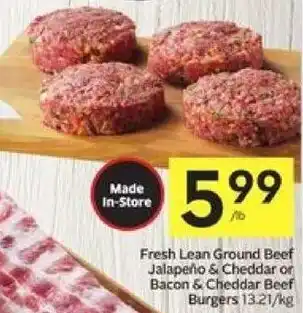Foodland Fresh Lean Ground beef offer