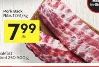 Foodland Pork Back Ribs offer
