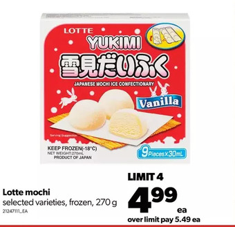 Real Canadian Superstore Lotte mochi offer