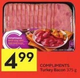 Foodland Compliments Turkey Bacon offer