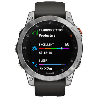 Best Buy Garmin epix (gen 2) 47mm smartwatch with hr monitor - silver/slate/steel back offer