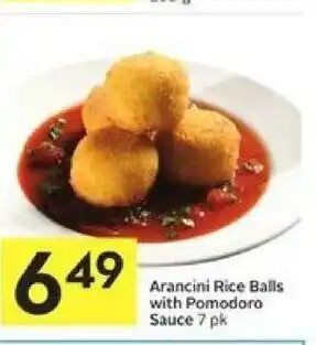 Foodland Arancini Rice Balls With Pomodoro Sauce offer