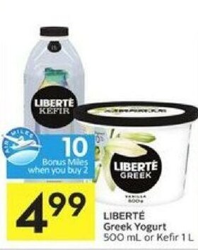 Foodland Liberte Greek Yogurt offer