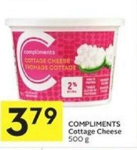 Foodland Compliments Cottage Cheese offer