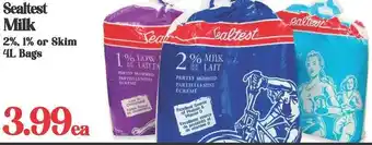 Galati Market Fresh Sealtest Milk 4L Bags offer