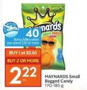 Foodland Maynards Small Bagges Candy offer