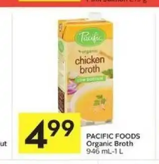 Foodland Pacific Foods Organic Broth offer