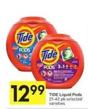 Foodland Tide Liquid Pods offer