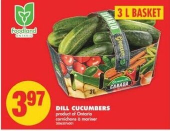 No Frills Dill Cucumbers offer