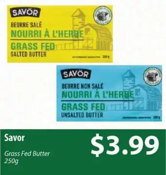 Healthy Planet Savor Grass Fed Butter 250g offer