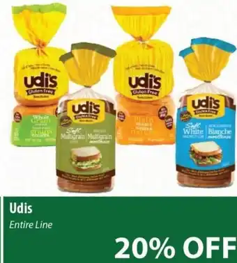Healthy Planet Udis Entire Line offer
