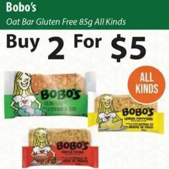 Healthy Planet Bobo's Oat Bar Gluten Free 85g offer