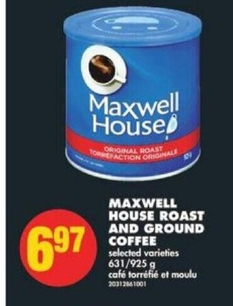 No Frills Maxwell House Roast And Ground Coffee offer