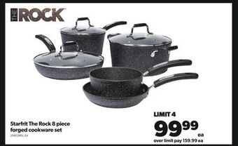 Real Canadian Superstore Starfrit the rock 8 piece forged cookware set offer