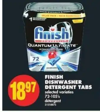 No Frills Finish Dishwasher Detergent Tabs offer