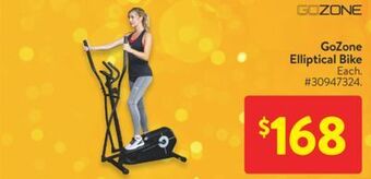 Walmart Gozone elliptical bike offer