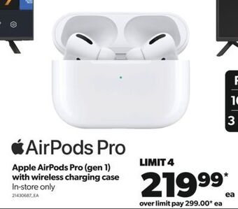 Real Canadian Superstore Apple airpods pro (gen 1) with wireless charging case offer