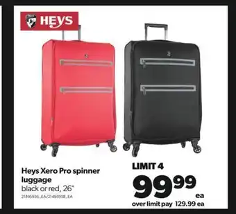 Real Canadian Superstore Heys xero pro spinner luggage, 26" offer