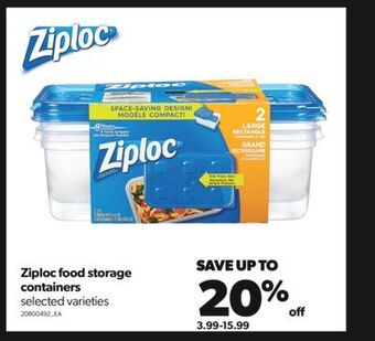 Real Canadian Superstore Ziploc food storage containers offer