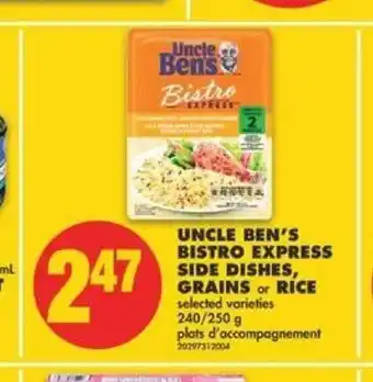 No Frills Uncle Ben's Bistro Express Side Dishes, Grains or Rice offer