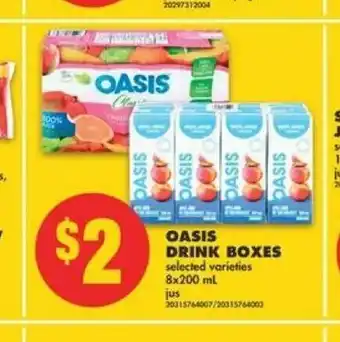 No Frills Oasis Drink Boxes offer