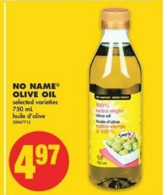 No Frills No Name Olive Oil offer