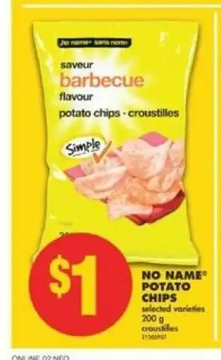 No Frills No Name Potato Chips offer
