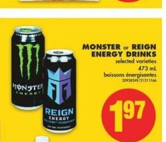 No Frills Monster offer