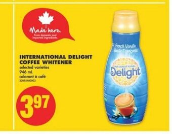 No Frills International Delight Coffee Whitener offer