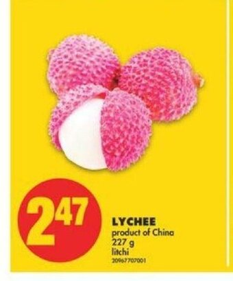 No Frills Lychee offer
