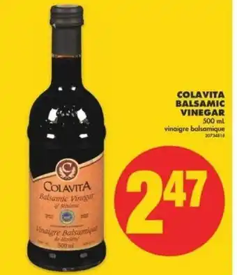 No Frills Colavita Balsamic Vinegar offer