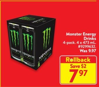Walmart Monster energy drinks offer