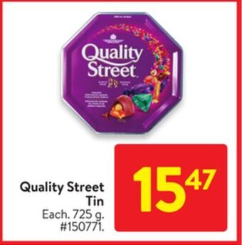 Walmart Quality street tin offer