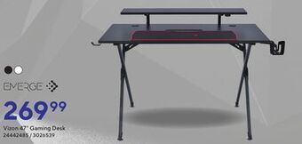 Staples Emerge vizon 47" gaming desk offer