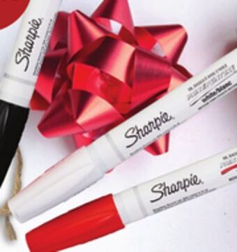 Staples Sharpie metallic permanent markers offer