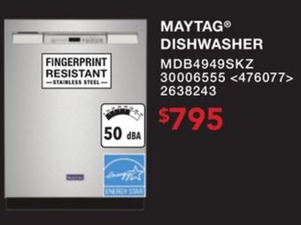 Lowe's Maytag® dishwasher offer