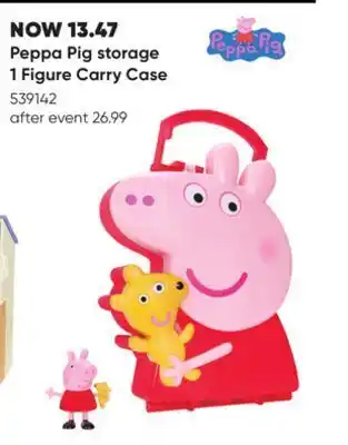Toys R us Peppa pig storage 1 figure carry case offer