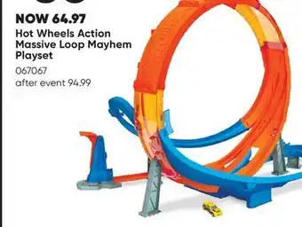 Toys R us Hot wheels action massive loop mayhem playset offer