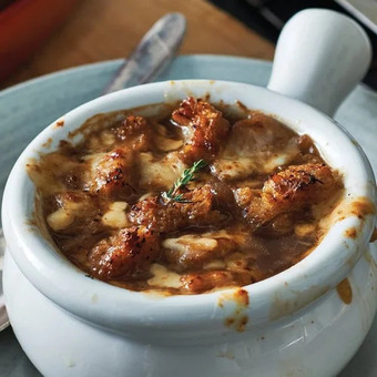 M & M Food Market French onion soup offer